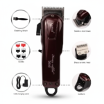 Kemei KM-2600 Professional Cordless Hair Clipper & Trimmer - Image 3