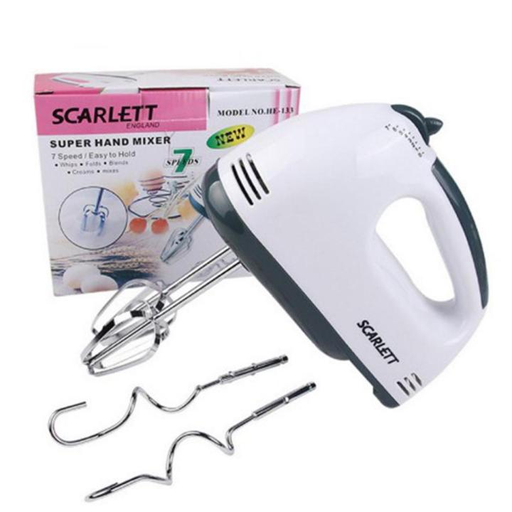 c3b12cdae4e6e7640cc17f0a1cbd0bbc.jpg_720x720q80 Scarlett 7 Speed Electric Egg Beater and Mixer - Image 1